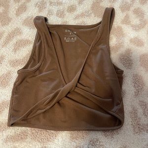 shein reversible crop top